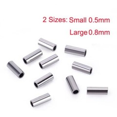 Dental Orthodontic Crimpable Mini Stops 0.5mm/0.8mm for Round Arch Wire 10pc/bag