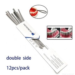 Dental Micro Stainless Steel Abrasive Strips Double-Sided Finishing Polishing