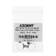 AZDENT Dental Orthodontic Buccal Tube Bands 1st Molar #35-40+# Roth .022 U3/L2