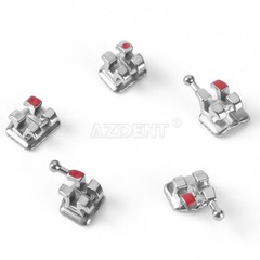 50Set AZDENT Dental Orthodontic Brackets Braces MIM Mini Roth 0.022 Hooks 3-4-5