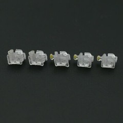 Dental Orthodontic Self-ligating Bracket Ceramic Brace Roth MBT 022 345 hooks
