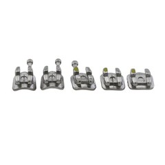 10Sets Dental Orthodontic Metal Brackets Braces Roth 022 345 Hooks Mini Twin