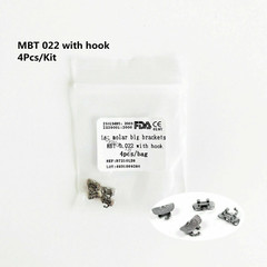 Dental Orthodontic 1St(6Th) Molar Wide Big Bracket Edgewise MBT 022 With Hook