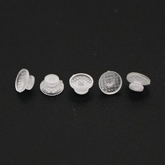 US 100Pcs Dental Orthodontic Ceramic Lingual Button Bondable Round Base Clear