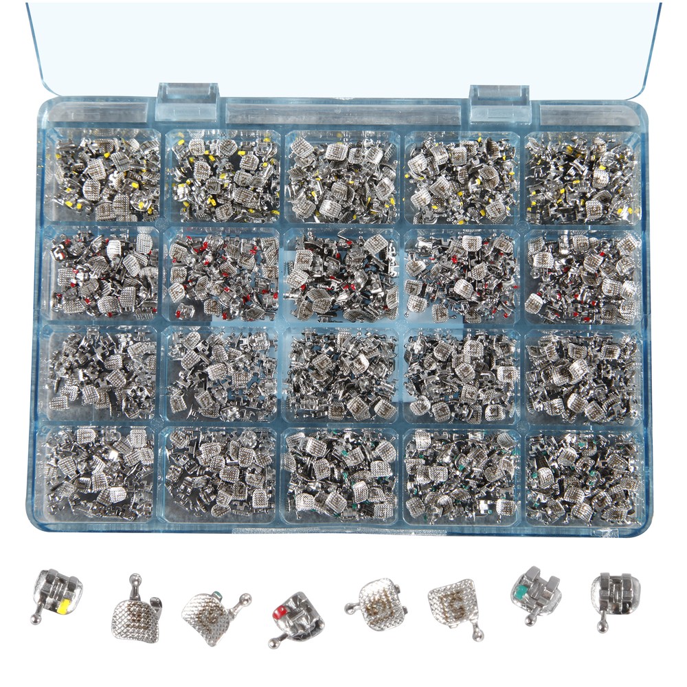 Metal Orthodontics Brackets Brace MINI Roth.022 345 Hooks with Mark Dentist