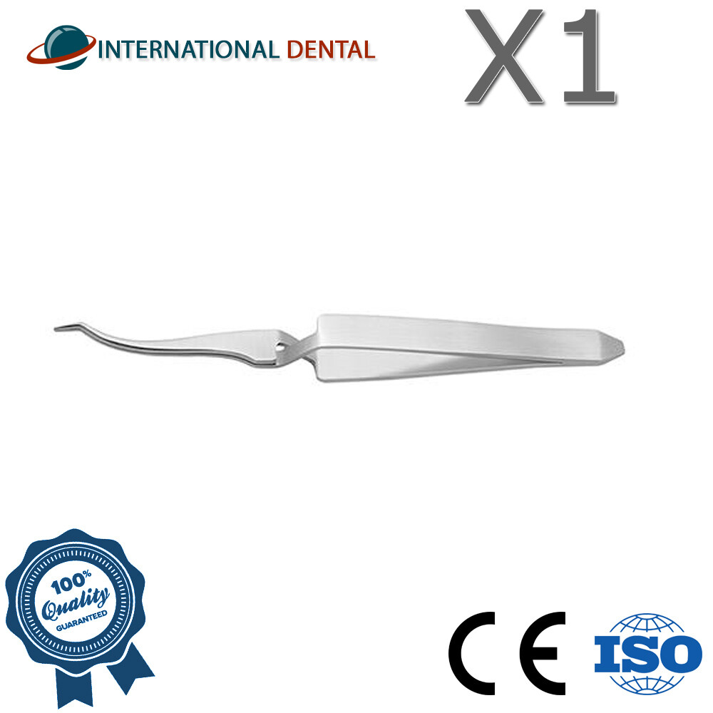 Orthodontic Dental OrthoQuest Placing Buccal Tubes Reverse Tweezers Instrument