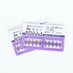 2 x Kits J&J Ortho BRILLA™ Dental Orthodontic Metal Bracket