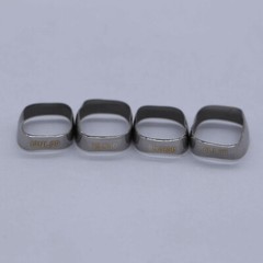 Dental orthodontic 32# 1st molar plain bands Dentaurum Size 4pcs/pack