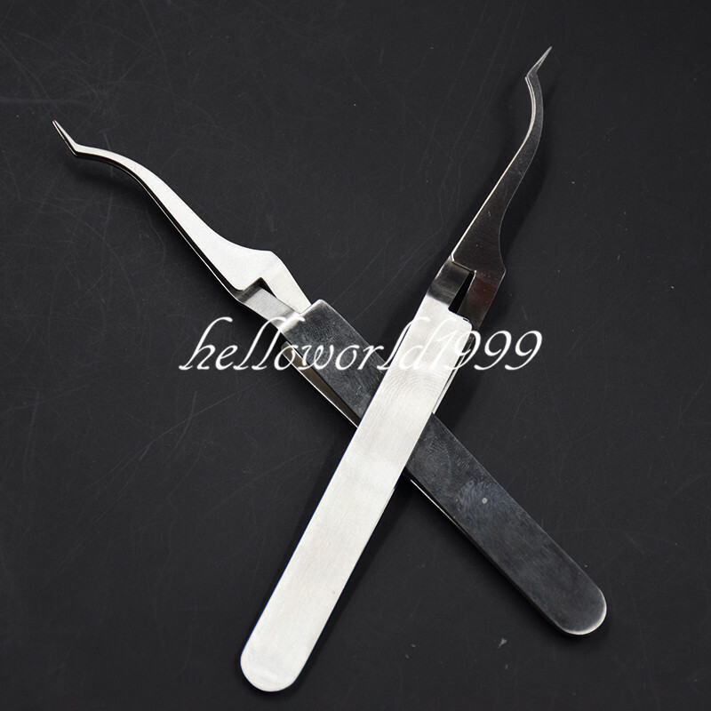Dentist Orthodontic Posterior Bracket Buccal Tube Bonding Tweezer Holder Placer