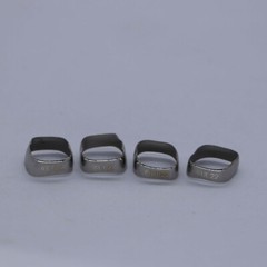 Dental orthodontic 32# 1st molar plain bands Dentaurum Size 4pcs/pack