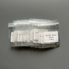 50 Pcs Dental Orthodontic Caplin Hook Traction Hook 3mm Diameter Round Bondable