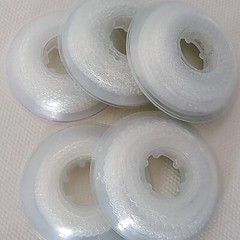 Dental Orthodontic Elastic Rubber Bands Power Chain Transparent 3 Types Option