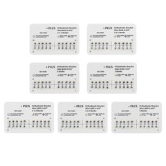 10 XDental Ortho Super Elastic Niti Arch Wires Round Ovoid Form/ Dental Brackets