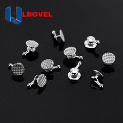 Round Base 1/100pk Dental Ortho MIM Bondable Lingual Buttons with Hook 10Pc/Pk